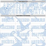 Maillot de football Curve Light Uniform White Lines, personnalisé par sublimation, bleu Maillot de football Curve Light Uniform White Lines, personnalisé par sublimation, bleu