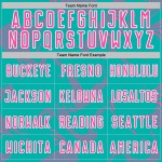 Maillot de football personnalisé à sublimation rose et blanc Lines Curve Aqua