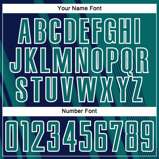 Maillot Sports Lines bleu marine et blanc, uniforme de football personnalisé par sublimation, bleu sarcelle