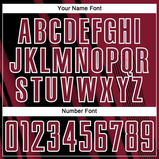 Maillot de sport sublimé Crimson, uniforme de football personnalisé, noir et blanc Maillot de sport sublimé Crimson, uniforme de football personnalisé, noir et blanc