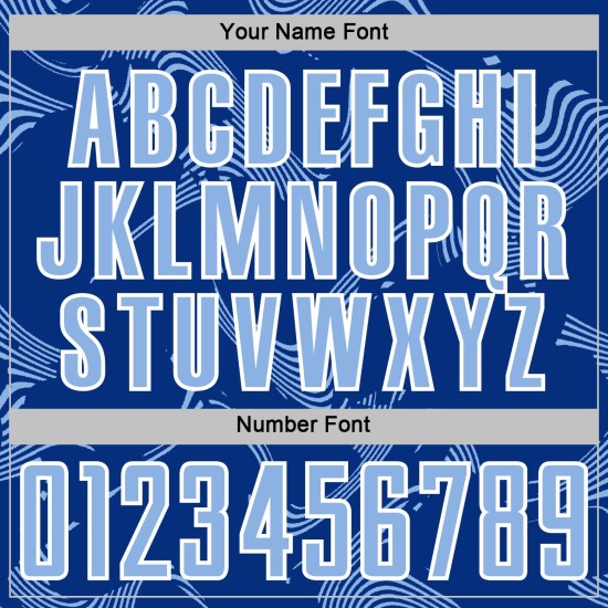 Maillot de football léger à lignes courbes, uniforme de sport, maillot royal, personnalisé, sublimation, bleu et blanc