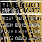 Maillot de football personnalisé noir et blanc, sublimation, lignes dorées