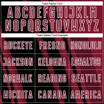 Maillot de sport sublimé Crimson, uniforme de football personnalisé, noir et blanc Maillot de sport sublimé Crimson, uniforme de football personnalisé, noir et blanc