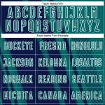 Maillot Sports Lines bleu marine et blanc, uniforme de football personnalisé par sublimation, bleu sarcelle