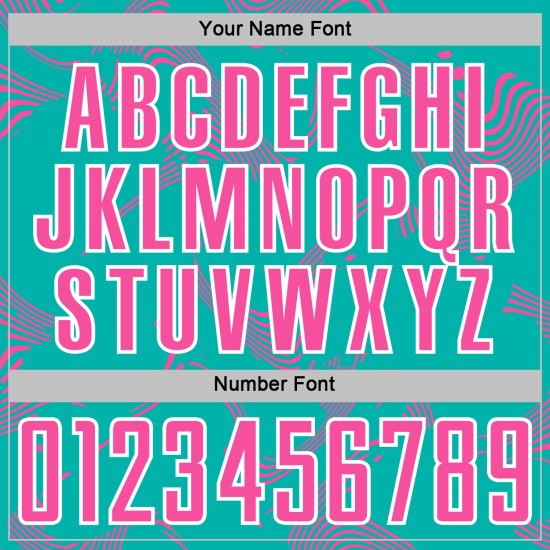 Maillot de football personnalisé à sublimation rose et blanc Lines Curve Aqua