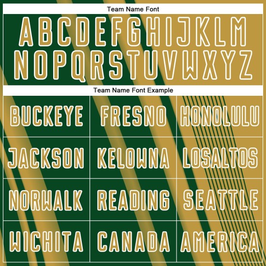 Maillot de football personnalisé vert et blanc à sublimation dorée