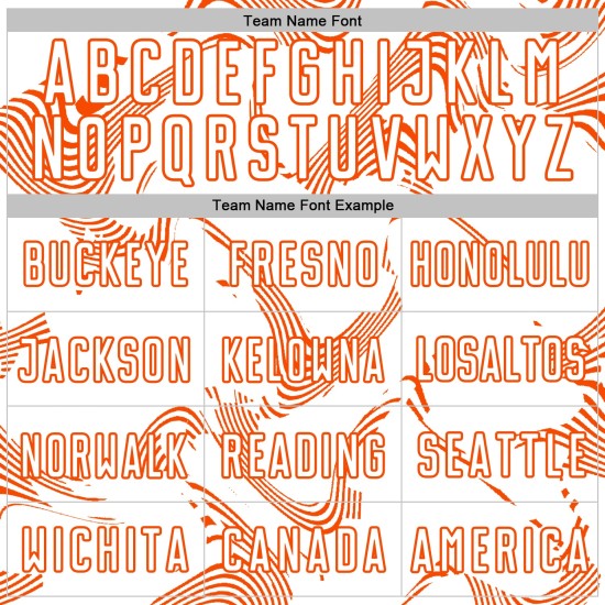 Maillot de football blanc à sublimation orange Custom Lines Curve