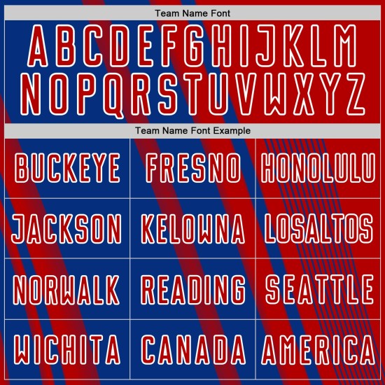 Maillot de football personnalisé avec lignes de sublimation, uniforme de sport blanc royal, rouge