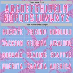 Maillot de football rouge et blanc, lignes courbes légères, bleu, sport, sublimation personnalisée