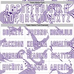 Maillot de football blanc, courbé, lignes violettes, personnalisé, sublimation Maillot de football blanc, courbé, lignes violettes, personnalisé, sublimation