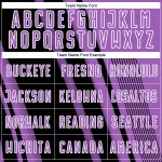 Maillot de sport violet taille M, lignes personnalisées, sublimation, football, noir et blanc Maillot de sport violet taille M, lignes personnalisées, sublimation, football, noir et blanc