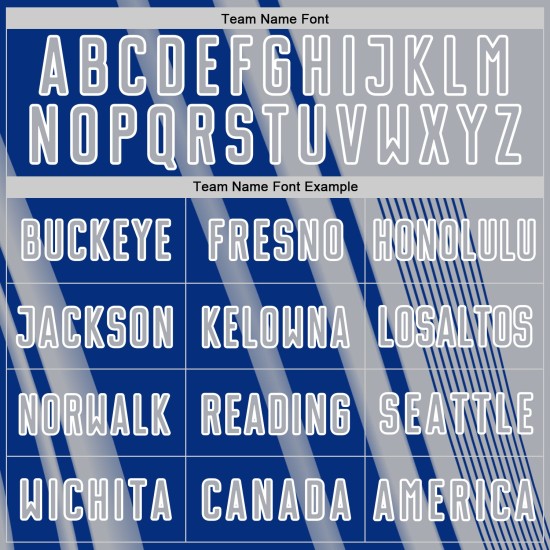 Maillot de football personnalisé Royal-White, sublimation, gris