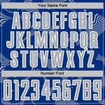 Maillot de football personnalisé gris-blanc Royal Lines Uniforme de sublimation Sports Curve Maillot de football personnalisé gris-blanc Royal Lines Uniforme de sublimation Sports Curve