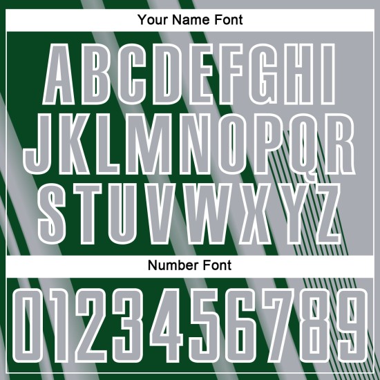 Maillot de football gris vert et blanc, uniforme personnalisé, lignes de sublimation