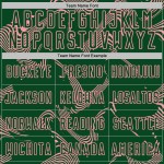 Maillot de football vert à sublimation, uniforme rose, lignes, taille moyenne, personnalisé, sport, courbe