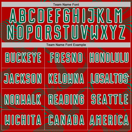 Maillot de football vert et blanc, rouge, sublimation, Sports Curve Kelly Lines, personnalisé Maillot de football vert et blanc, rouge, sublimation, Sports Curve Kelly Lines, personnalisé