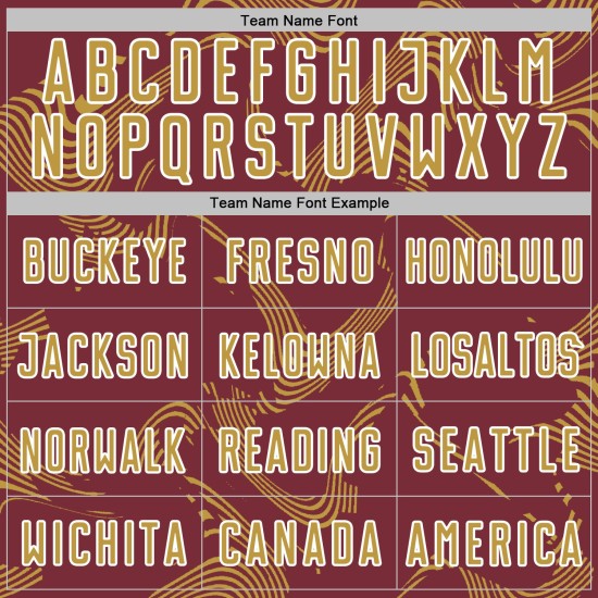 Maillot de sport personnalisé, ancien uniforme de football à sublimation bordeaux, courbe or-blanc