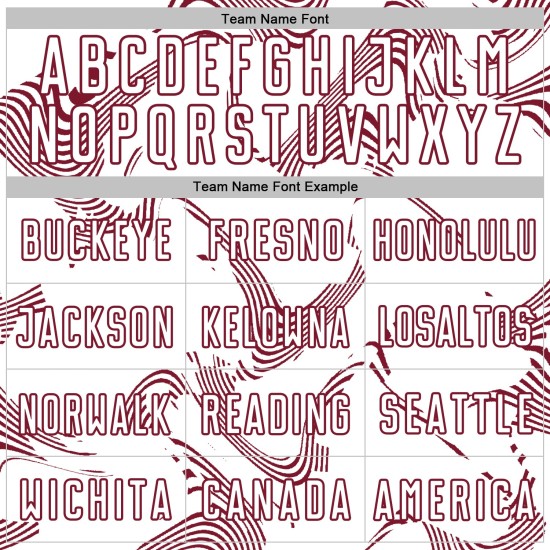 Maillot de football Curve Lines blanc, uniforme de sublimation, Crimson Sports Custom