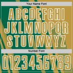 Maillot de sublimation ancien Sports Lines Kelly Uniform Soccer Gold Custom Green-White