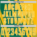 Maillot de football vert et blanc à sublimation personnalisée Kelly Sports