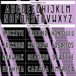 Maillot de football personnalisé noir et blanc avec lignes de sublimation, violet clair