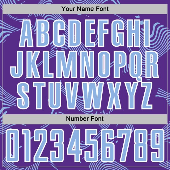 Maillot de football bleu et blanc à lignes de sublimation sportives, uniforme violet, léger et personnalisé Maillot de football bleu et blanc à lignes de sublimation sportives, uniforme violet, léger et personnalisé