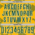 Maillot vert-blanc personnalisé par sublimation Sports Gold Lines Soccer Curve Uniform Maillot vert-blanc personnalisé par sublimation Sports Gold Lines Soccer Curve Uniform